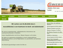 Tablet Screenshot of ewers-landtechnik.de